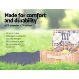 alfresco-4-person-picnic-basket-wicker-set-baskets-outdoor-insulated-blanket-navy