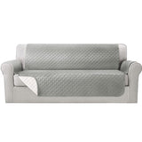 Artiss Sofa Cover Quilted Couch Covers 100% Water Resistant 4 Seater Grey